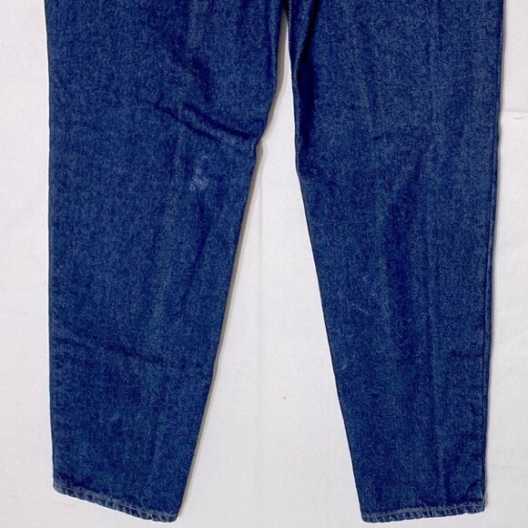 Full Blue Med Dark Wash Flannel Lined Winter Jeans 14 - Picture 12 of 14